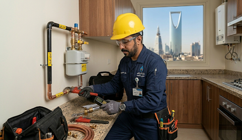 فني تمديد غاز معتمد بالرياض